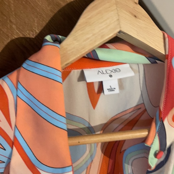 Retro style button down maxi dress - Picture 3 of 5